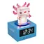 Budzik PALADONE Minecraft Axolotl / Tarcza analogowa / Projekt na licencji / 3 baterie AA