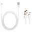 Oryginalny kabel do transmisji danych USB-C XIAOMI, biały / Kabel do transmisji danych / USB-C / 4A / 1m / Luzem