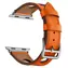 Pasek skórzany X-SITE do Apple Watch 42/44/45/49 mm pomarańczowy / Pasek / Apple Watch / Skóra