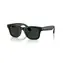 Okulary przeciwsłoneczne Meta Ray-Ban Gen1 Wayfarer - matowa czerń - przejścia od przezroczystego do Graphite -zielonego (duże)