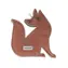 animALL Zabawka Fox naturalna skóra podszyta filcem 20x15 cm