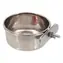 Dog Fantasy Miska ze stali nierdzewnej ze śrubą 330 ml / średnica 9,8 cm