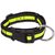 Obroża z neoprenu Dog Fantasy M limonkowa 2,5x34-49cm