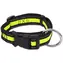 Obroża z neoprenu Dog Fantasy M limonkowa 2,5x34-49cm