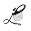Smycz Flexi Leash One S taśma 5m biało-czarna