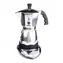 Bialetti Moka Easy Timer czajniczek na 6 filiżanek srebrny / 270 ml