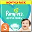 Pakiet miesięczny Pampers Active Baby Midi (208 szt.) / Pieluszki / Rozmiar 3 (6-10 kg)