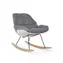 Childhome Fotel bujany Biały Szary / 101 x 69 x 79 cm
