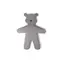 Childhome Kocyk do zabawy Miś Teddy Jersey Szary 150cm