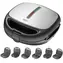 Camry CR 3057 srebrny / Opiekacz do kanapek / 1200 W / 6 w 1
