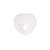 KikkaBoo Ergonomiczna poduszka wykonana z pianki memory Heart Airknit White