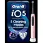 Oral-B iO Series 5 różowa / Elektryczna szczoteczka do zębów / magnetyczna iO / 5 trybów / AI  