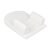 KikkaBoo Mata pozycjonująca wykonana z pianki z pamięcią kształtu na koturnie Airknit White / od 0 miesięcy