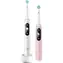 Oral-B iO Series 6 Duo biały|różowy / Elektryczna szczoteczka do zębów / magnetyczna iO / 5 trybów / AI / OLED