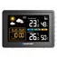 Blaupunkt WS30BK czarny / Stacja pogodowa / pomiar temperatury i wilgotności / wyświetlacz LCD / termometr zewnętrzny