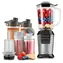 Sencor SBL 7570SS srebrny / blender do smoothie / 800 W / 2 x 300 ml / 2 x 600 ml / 1 x 900 ml