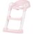 CHIPOLINO Deska sedesowa z drabinką Skippy Pink / od 18 miesięcy