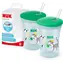 Kubek NUK ze słomką 230ml / od 12+ / zielony