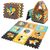 KIK Puzzle piankowe Kolorowe zwierzęta (28x28) / 9 elementów