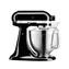 KitchenAid 5KSM185PSEOB czarny / Robot kuchenny Artisan / 300 W / 4,8 l / 10 prędkości