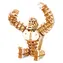 Drewniane puzzle 3D Robotime Gorilla / od 8 lat / 105 elementów / Poziom trudności: niski
