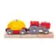 Ciągnik Bigjigs Rail Red z platformą / od 3 lat