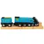 Bigjigs Rail Drewniana replika lokomotywy Mallard + 3 tory / od 3 lat