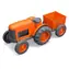 Green Toys traktor z bocznicą w kolorze pomarańczowym / od 12 miesięcy