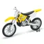 Welly Motorcycle Suzuki RM250 żółty / 1:18 / od 3 lat