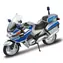 Motocykl Welly BMW R1200RT Police niebieski / 1:18 / od 3 lat