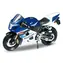 Welly Motorcycle Suzuki GSX-R750 niebieski / 1:18 / od 3 lat