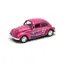 Welly Volkswagen Beetle różowa tęcza / 1:34 / od 3 lat