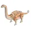Woodcraft Drewniane puzzle 3D Brontozaur / 36 elementów / od 8 lat / Poziom trudności: łatwy 