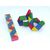 Czechy drewniana zabawka Kolorowe drewniane puzzle w kształcie węża / od 3 lat