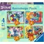 Ravensburger Disney: Ścieg 4 w 1 - 12+16+20+24 sztuki / od 3 lat