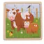 Puzzle Bigjigs Toys - Krowa z cielakiem / od 2 lat