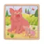 Puzzle Bigjigs Toys - Świnka z prosiakiem / od 2 lat