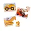 Bigjigs Toys Puzzle 3w1 Maszyny budowlane / od 2 lat