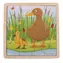 Puzzle Bigjigs Toys Kaczka z kaczątkiem / od 2 lat
