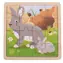 Bigjigs Toys Puzzle królik z królikiem / od 2 lat