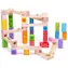 Bigjigs Toys Kolorowy drewniany tor kulkowy / od 3 lat