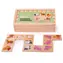 Bigjigs Toys Drewniana farma domino / od 1 roku