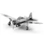 Puzzle 3D Metal Earth Myśliwiec Mitsubishi Zero / 15 elementów / od 14 lat