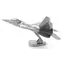 Metal Earth Puzzle 3D Samolot myśliwski F-22 Raptor / 8 sztuk / od 14 lat