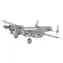 Puzzle 3D Metal Earth Bomber Avro Lancaster / 17 sztuk / od 14 lat