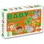 DOHÁNY Puzzle dla dzieci Głowy zwierząt - safari 6 w 1 / 2-4 elementy / od 2 lat