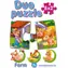 Puzzle DOHANY Duo Na farmie / 8x2 elementy / od 2 lat