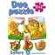 Puzzle DOHANY Duo Safari / 8x2 elementy / od 2 lat