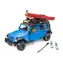 Bruder Jeep Wrangler Rubicon z kajakiem i figurką / 1:16 / od 4 lat