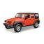 Maisto - 2015 Jeep Wrangler Unlimited, metaliczny pomarańczowy, 1:24
